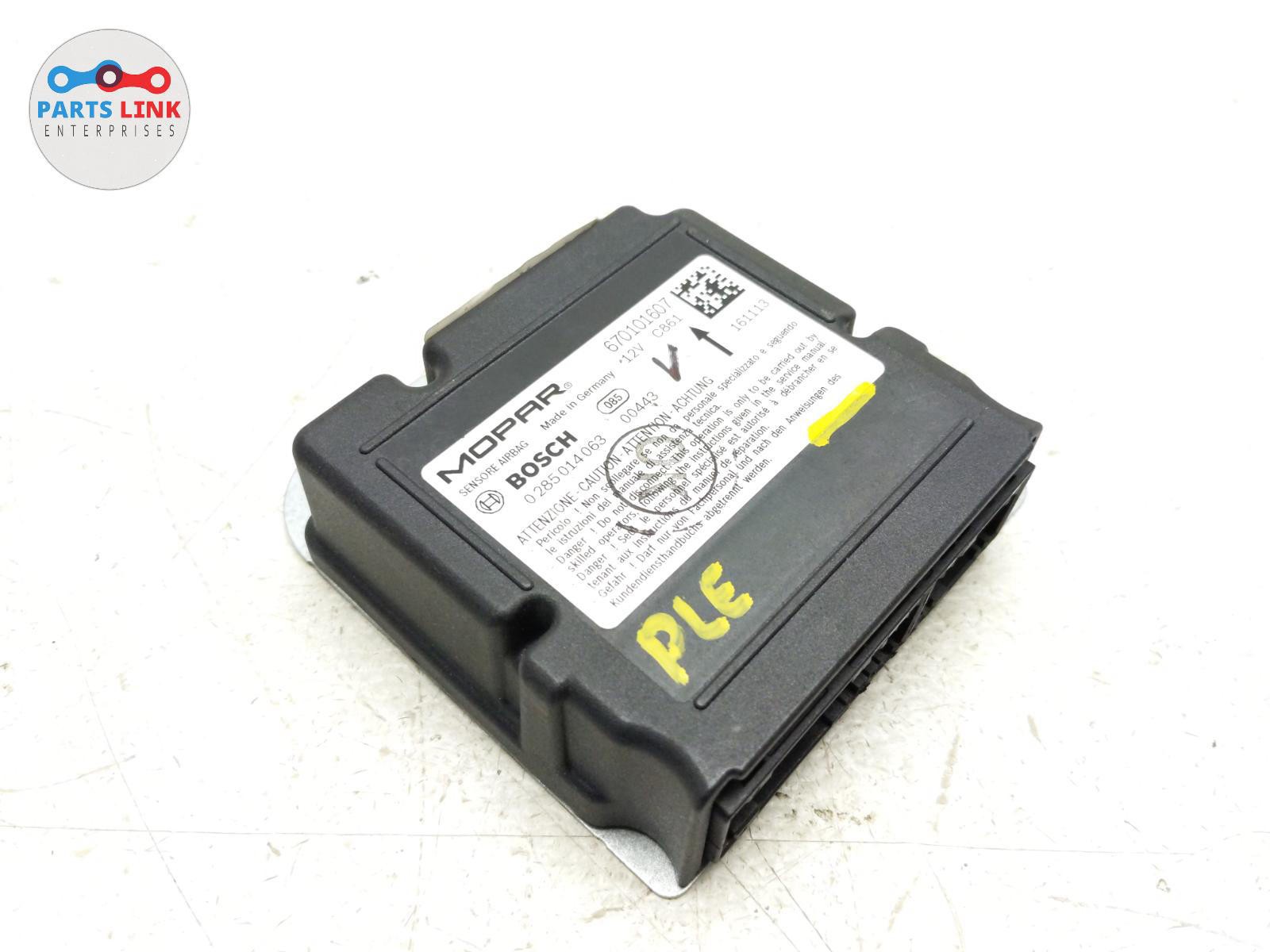 2017-2020 MASERATI LEVANTE M161 SRS RESTRAINT CRASH DATA CONTROL MODULE
