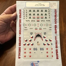Superscale Decals 720623 1/72 Scale Su-25K Frog foot Iran, Iraq, Czech, USSR