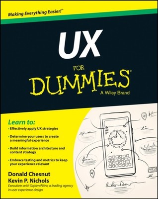 UX FOR DUMMIES by Kevin P. Nichols Paperback Self Help Business