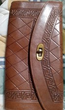 Vintage Leather Hand Bag Mexico Olvera