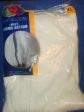 Vintage Fruit of the Loom Men s Thermal Bottoms XL New Old Stock Factory Sealed