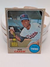 Topps 1968 Rod Carew All-Star Rookie #80 Minnesota Twins Baseball Trading Card. rookie card picture