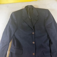 Hart Schaffner Marx Gold Trumpeter Loro Piana 100 Cashmere Blazer Navy Blue US