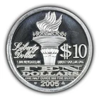 2005 NORFED $10 Liberty Torch Back 1/2 oz .999 Fine Silver Round