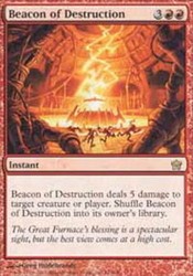 Beacon of Destruction 61/165 Fifth Dawn Magic: The Gathering
