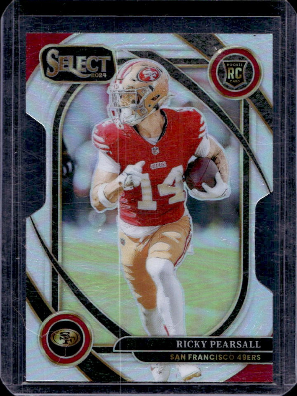 2024 Select Ricky Pearsall Club RC Silver Prizm Rookie #285 49ers