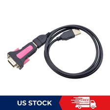 USB 2.0 to RS232 Serial Adapter Cable Converter 1m