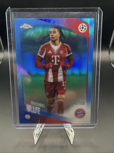 Michael Olise 2025 Topps Chrome Michael Olise Refractor