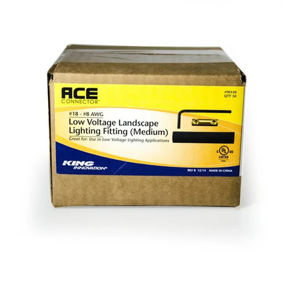 #ad #ad King Innovation Ace Connector Low Voltage Landscape Light Fitting Medium 50PCS $120.00