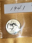 1941 Washington 25C Silver Quarter / UNC