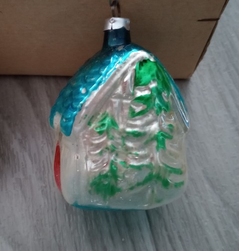 Vintage Hand Painted Christmas Ornaments in Box - Picture 6 of 7