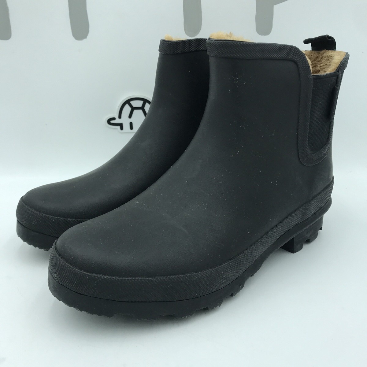 Chooka Women's Plush Chelsea Rain Boot Short Waterproof Rain Boot