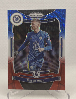 PANINI PRIZM Mason Mount マウント 直筆サイン Red 2022-23 Panini Prizm English Premier League Prizms Red Mojo