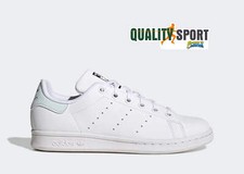 Adidas Stan Smith Bianco Celeste Shoes Donna Scarpe Sportive Sneakers GY4247