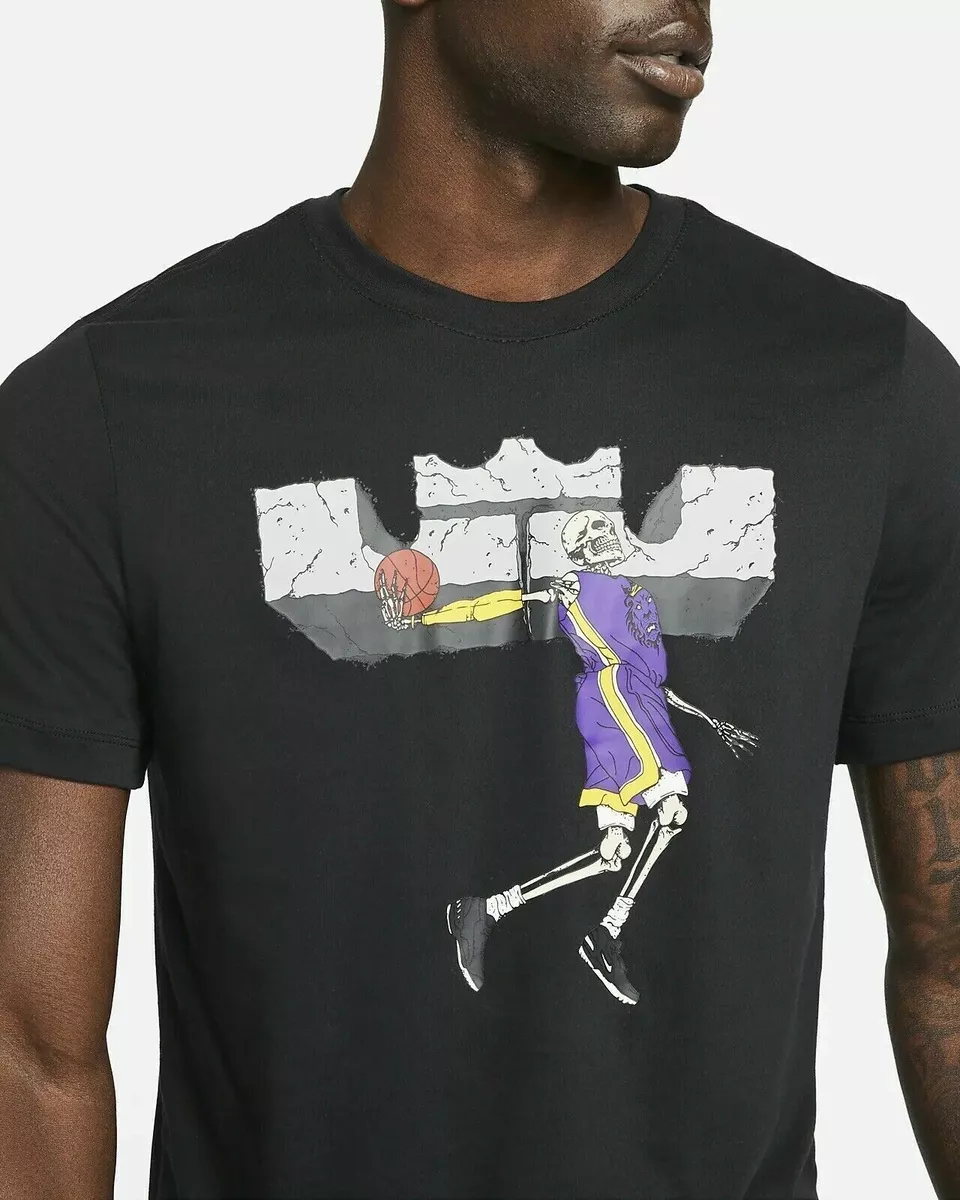 Nike Basketball NBA LA Lakers Max 90 graphic t-shirt in purple