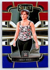 2024 7445E Panini WWE SELECT RED AND BLUE SILVER PRIZM MOLLY HOLLY WWE #63
