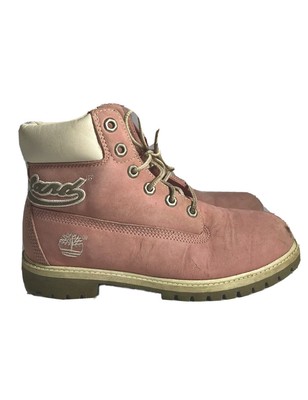 pink timberlands size 5