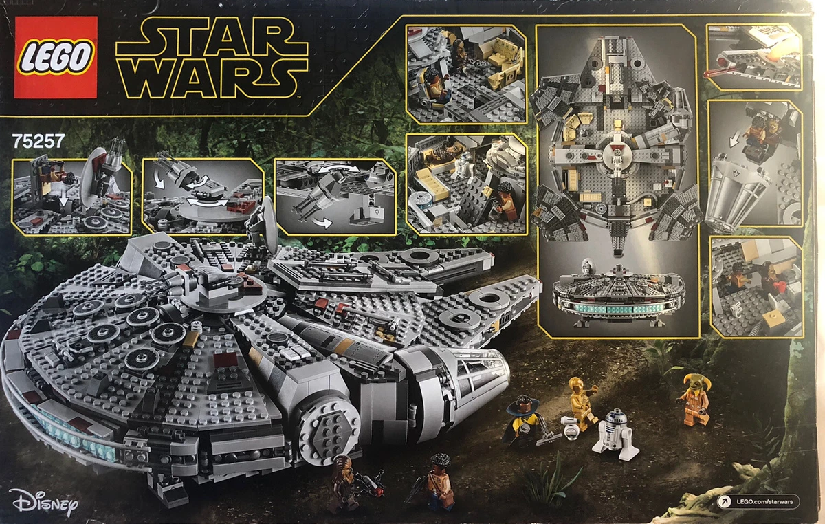 LEGO Star Wars The Rise of Skywalker Millennium Falcon 75257 Starship Model