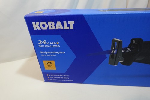 KOBALT 24V MAX BRUSHLESS RECIPROCATING SAW ( BARE TOOL) - NEW OPEN BOX # 4913882 - Picture 3 of 14
