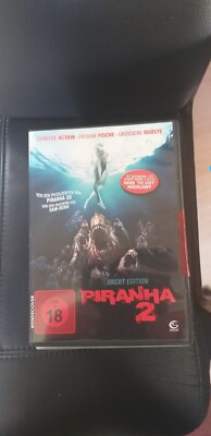 Piranha 2 - Uncut - DVD-NEU-OVP-OOP-SELTEN-TIERHORRORTHRILLER-DAVID HASSELHOFF