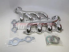 LS Swap Ceramic Cast Iron Manifold Headers for Chevy Corvette LS1 LS2 LS3 1977+