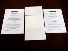 JACQUELINE KENNEDY ONASSIS MRS. JFK VTG PERSONAL ARTIFACT STATIONERY LAST SET
