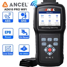 Ancel AD610 PRO Bi-Directional Scan Tool  WiFi OBD2 Diagnostic Scanner ABS SRS