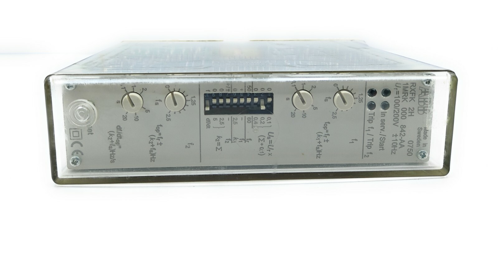 ABB RXFK 2H 1MRK 000 842-AA Time Over/Under Frequency Relay | eBay