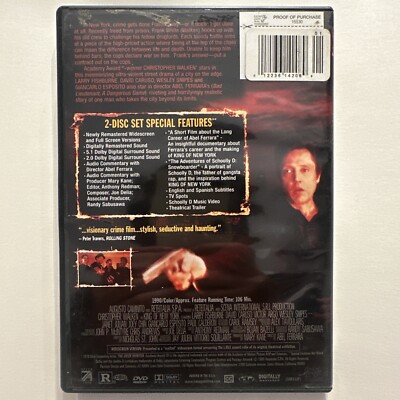 King of New York DVD Special Edition 12236203551| eBay