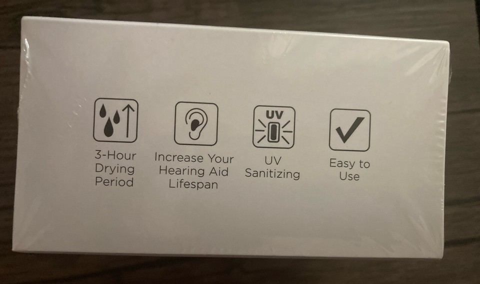 Lucid Hearing Aid UV Sanitizer and Dryer White/Silver NEW Sealed eBay