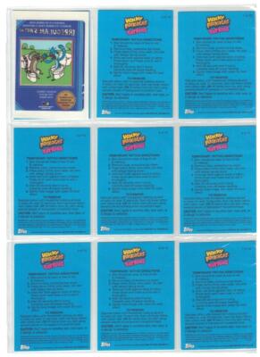 2015 TOPPS WACKY PACKAGES SERIES 1 COMPLETE SET OF 10 TATTOOS