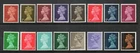 GB QE2 1967 Machins Basic Stamps Set (16) Unmounted Mint MNH sg 723 - 744