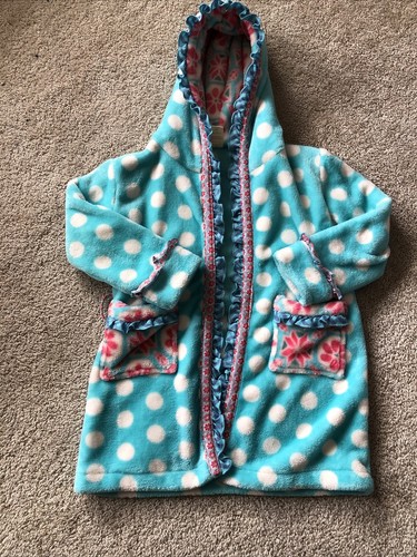 Matilda Jane Robe Child Size Small S EUC Tie Missing Super Soft Blue - Picture 5 of 8
