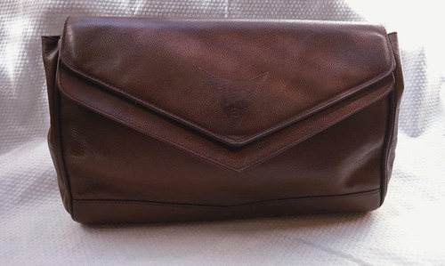 Borsa FENDI busta/a spalla ORIGINALE VINTAGE anni '70 VERA PELLE colore  marrone | eBay
