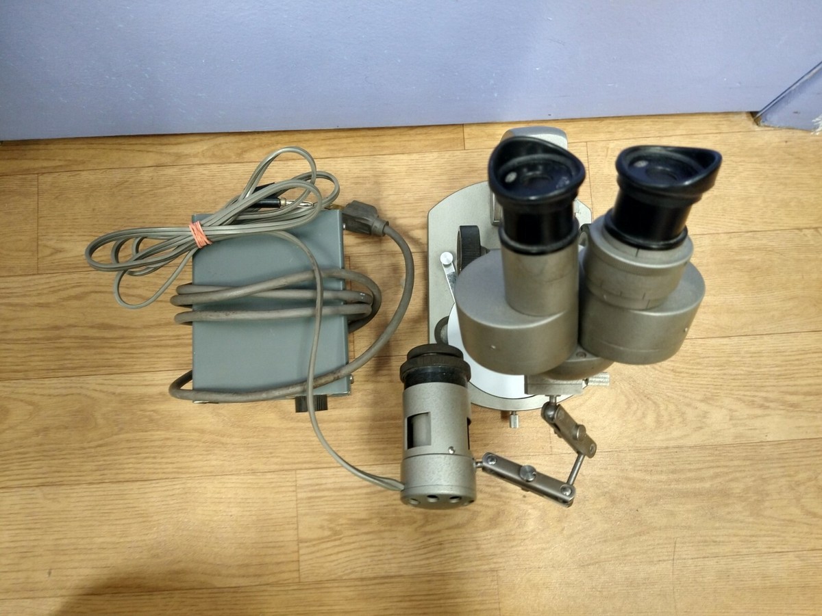 OLYMPUS - テト★ VINTAGE OLYMPUS TOKYO STEREOSCOPIC MICROSCOPE VT-II Ref