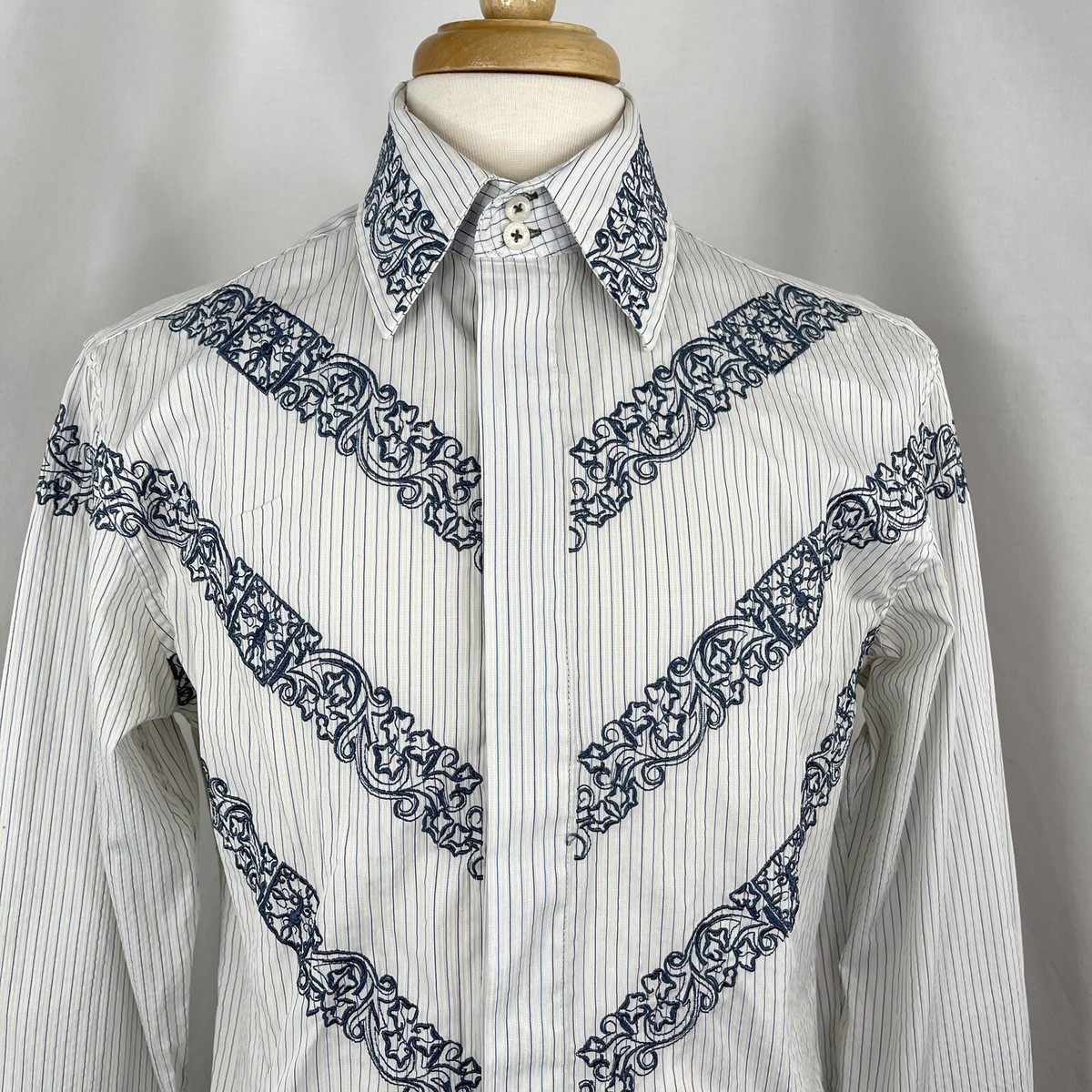 English Laundry Men's Christopher Wicks Embroidered Hand Sewn