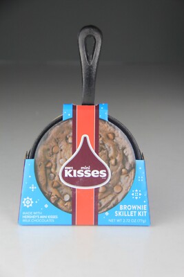 Hersheys Mini Kisses Cast Iron Mini Brownie Skillet Kit Approx. 5'', No Mix!