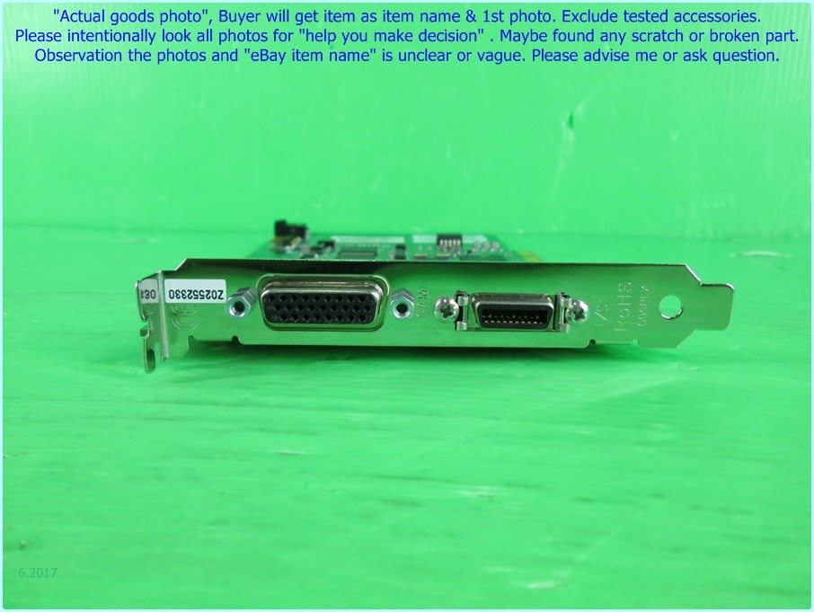 COGNEX CFG-8504-000 801-8504-11R card as photo, sn:2330 dφm pp, DHL to US.