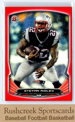 2014 Bowman #7 Stevan Ridley /25 Veterans Red