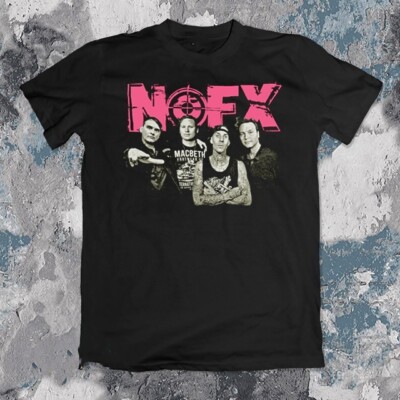 Nofx Band Mem Full Size To 4XL Black 100% Cotton t-Shirt TT1249