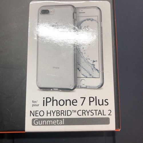 Spigen neo hybrid phone case for iPhone 7 plus gunmetal - Picture 2 of 2