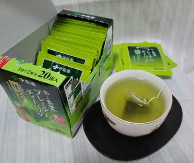 Japanese green tea 4 boxes containing 20 packs per box made in