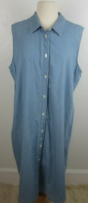 chico's denim maxi dress