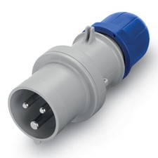Scame 3 Pin Blue Commando Plug & Sockets 240V 2P+E 16amp or 32amp IP44