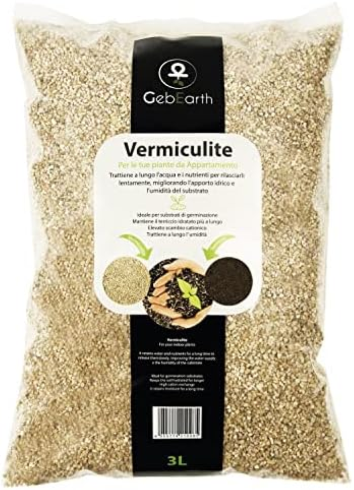Vermiculite Espansa Fine, substrato ideale per la germinazione, stimola la cresc