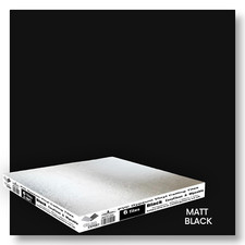 Black Vinyl Suspended Ceiling Tiles EasyClean 595 x 595mm Wipeable 600 x 600mm