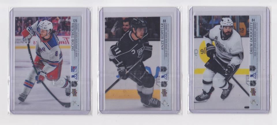2020-21 UD SERIES 1, 2 & EXTENDED CLEAR CUT BASE PARALLEL - DROP DOWN LIST - Image 2 of 4