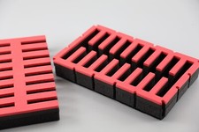 New Precut 9 knife collectors Red Topper foam insert fits your Nanuk 909 case