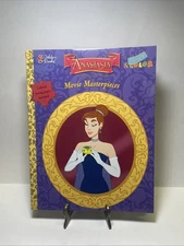 Vintage Anastasia Movie Masterpieces Golden Books Trace & Color Activity NEW