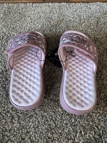 Sandalias Under Armour Slides para niñas rosa talla 13K - Imagen 3 de 7